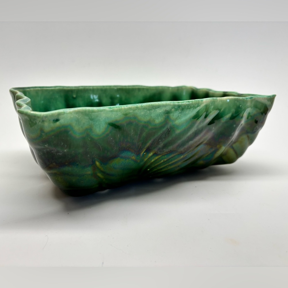 Shawnee Pottery Green Rectangular Planter USA